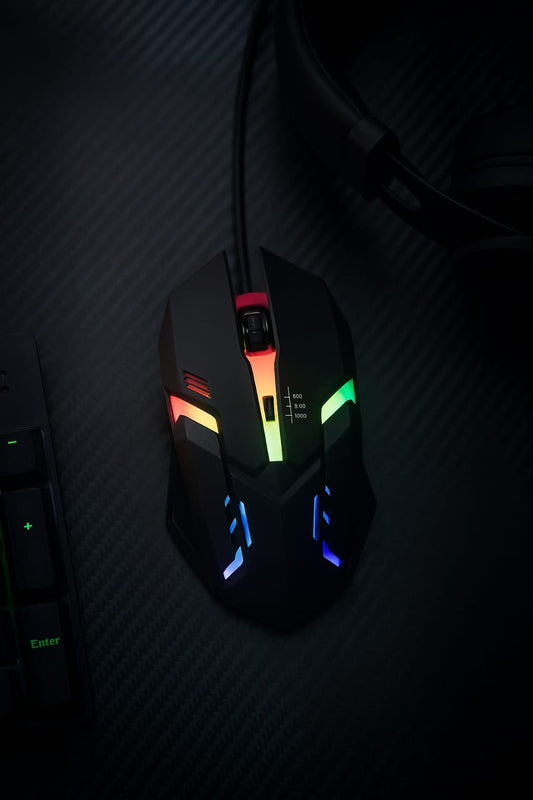 RGB Gaming Mouse – Premium Material & Futuristic Design