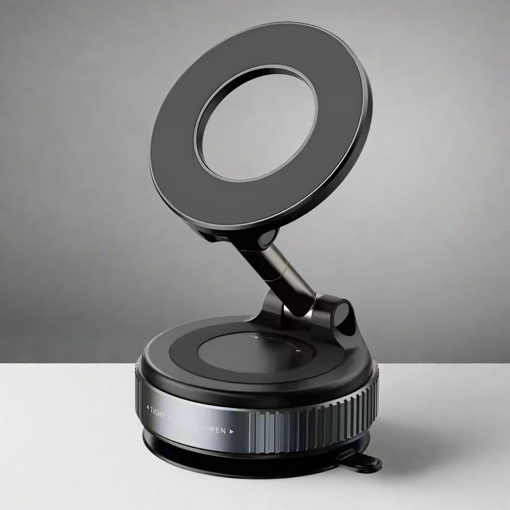 ✨ Premium Magnetic vaccum suction Phone Holder – Sleek, Strong & Smart ✨