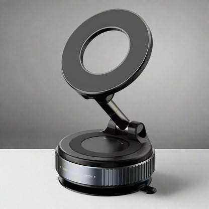 ✨ Premium Magnetic vaccum suction Phone Holder – Sleek, Strong & Smart ✨