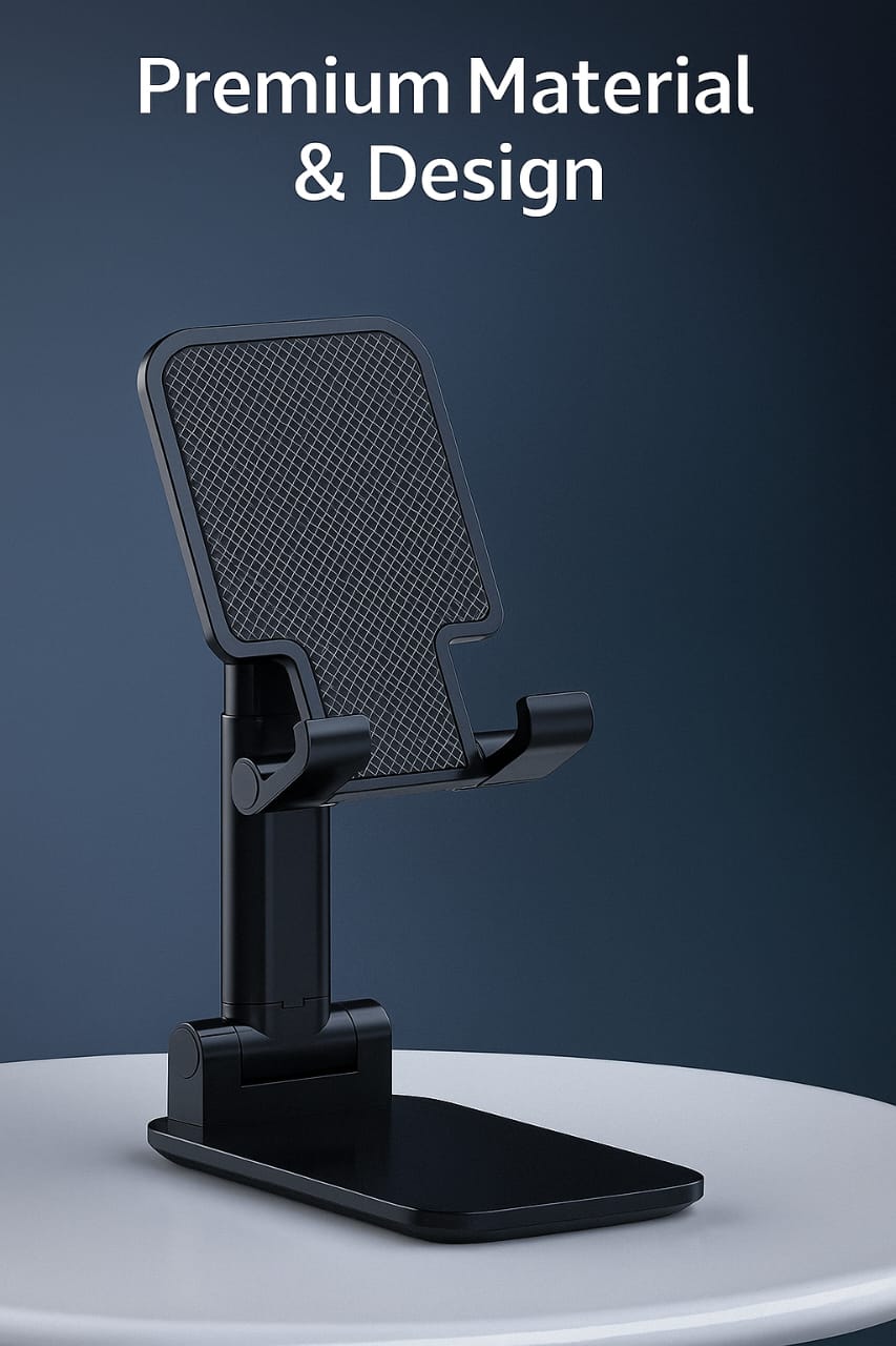 Adjustable Premium Mobile Stand – Style Meets Comfort