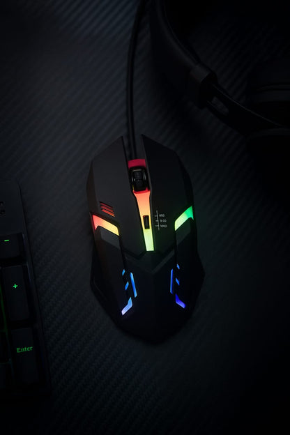 RGB Gaming Mouse – Premium Material & Futuristic Design